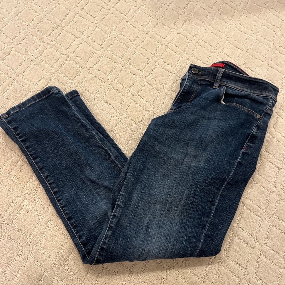 LIGHTLY WORN vintage wear ll bean jeans!